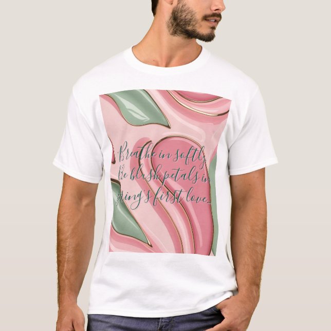 Classic t-shirt in stylish abstract graphic (Framsida)