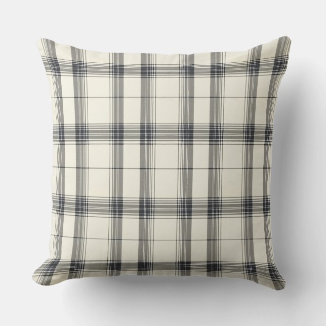 Classic Tartan Neutralt Kudde (Framsida)