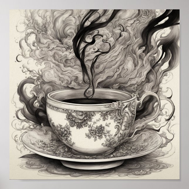 Classic Tea Art Poster (Framsidan)