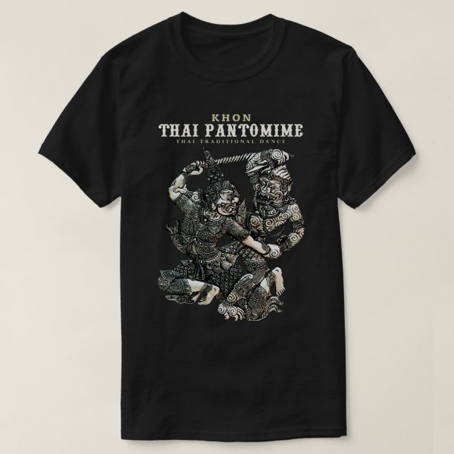Classic Thai Pantomime T Shirt (Design framsida)