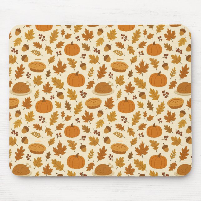 Classic Thanksgiving patterned  Musmatta (Framsidan)