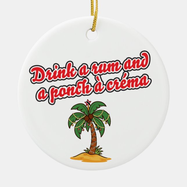 Classic Trini Christmas Ornament (Framsidan)