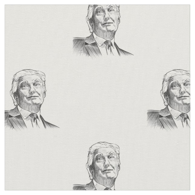 Classic Trump 2022 Fabric Tyg (Närbild)