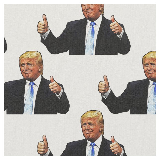 Classic Trump 2023 Fabric Tyg (Närbild)