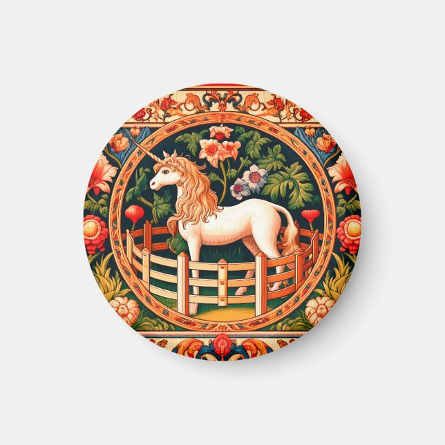 Classic Unicorn Magnet (Framsidan)