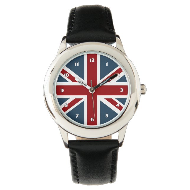 Classic Union Jack Flagga Armbandsur (Framsida)