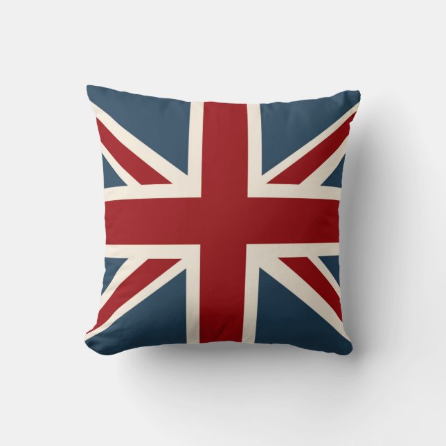 Classic Union Jack Flagga Kudde (Framsida)