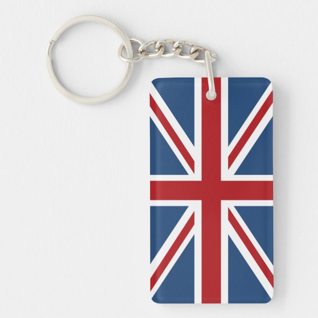Classic Union Jack UK Flagga (Framsidan)