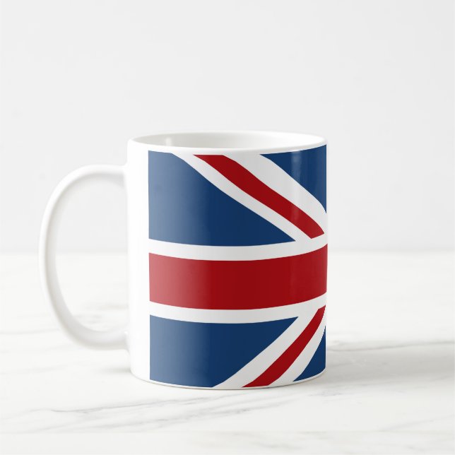 Classic Union Jack UK Flagga Kaffemugg (Vänster)