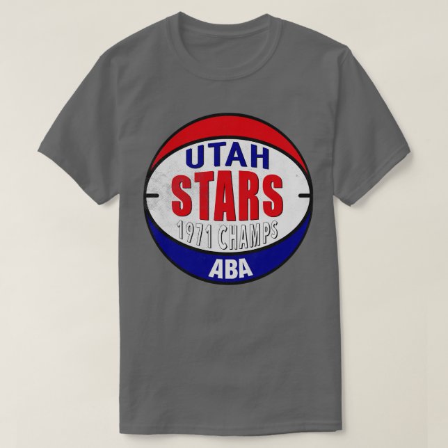 Classic Utah Stars 1971 T Shirt (Design framsida)