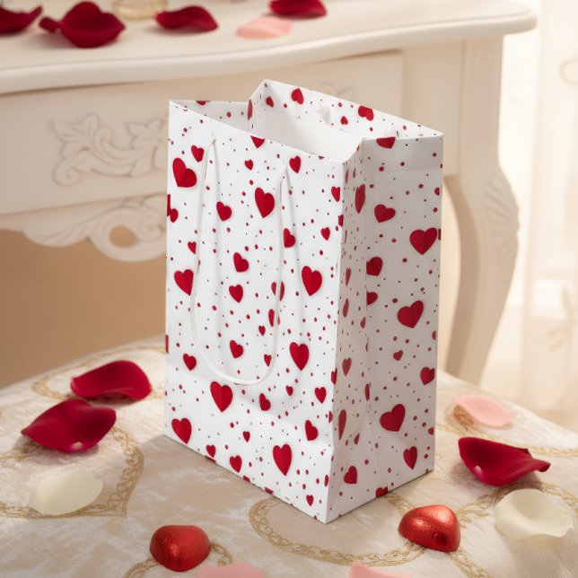 Classic Valentine Hearts Gift Bag (Skapare uppladdad)