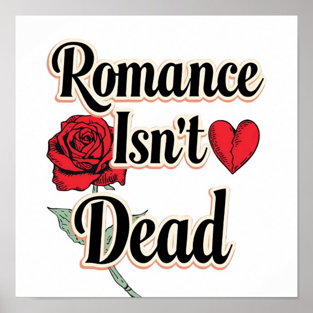 Classic Valentine's Day Love Saying Poster (Framsidan)