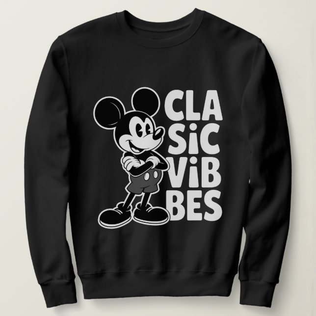 Classic Vibes Retro Cartoon Mouse T-Shirt Design,  (Design framsida)