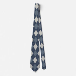 Classic Vintage Blue Argyle Plaid  Slips