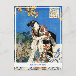 Classic vintage japanese ukiyo-e geisha Utagawa Vykort