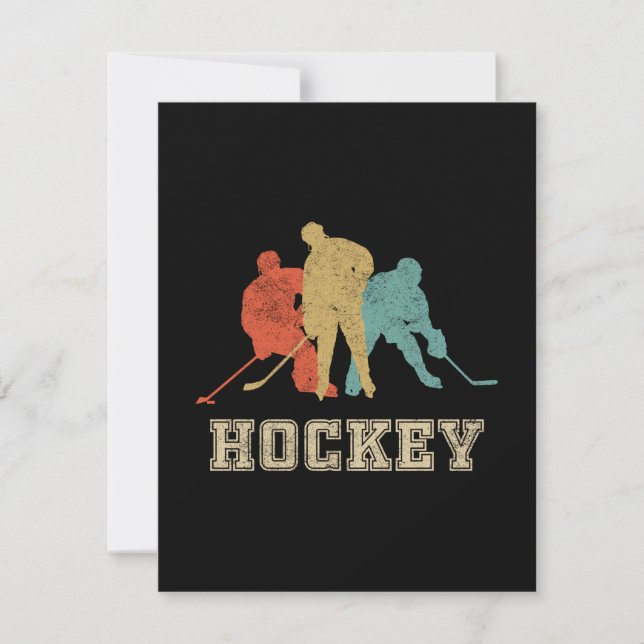Classic Vintage Stil Ice Hockey (Framsida)