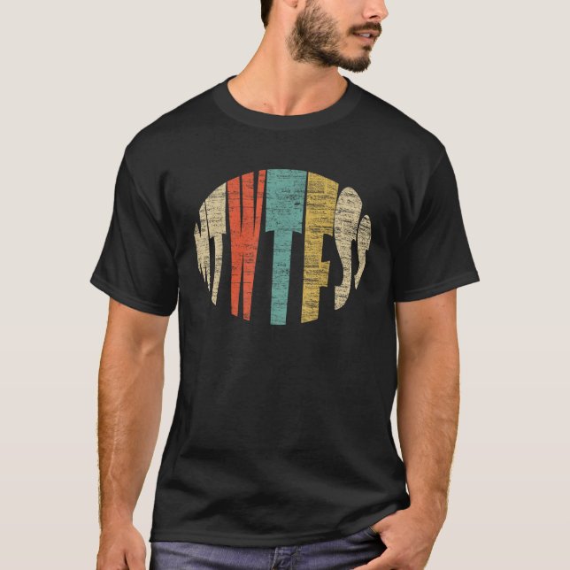 Classic Vintage Stil MTWTFSS T Shirt (Framsida)