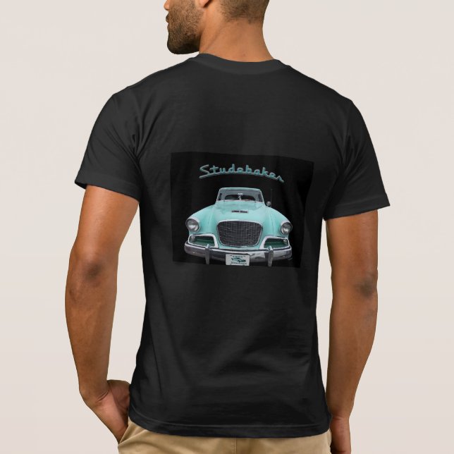 Classic Vintage Studebaker Silver Hawk 1959 T Shirt (Baksida)