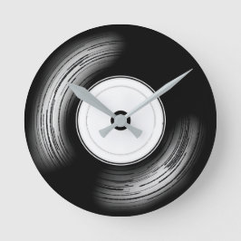 Classic Vinyul Rund Klocka