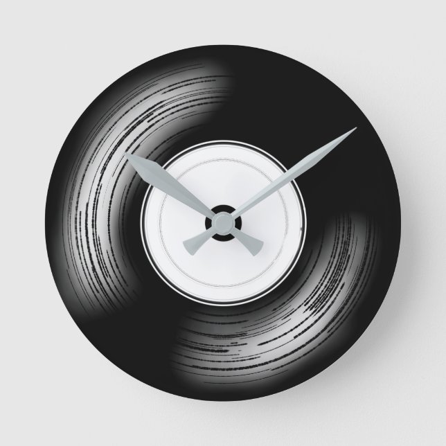 Classic Vinyul Rund Klocka (Framsida)