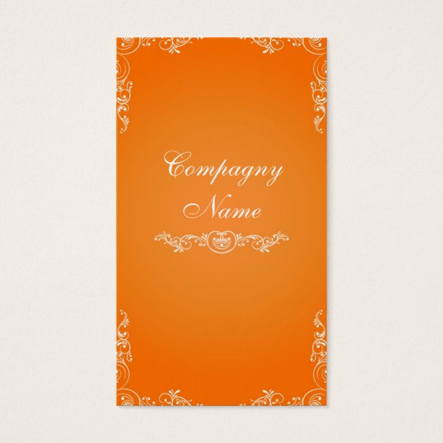 Classic visit card visitkort (Framsidan)