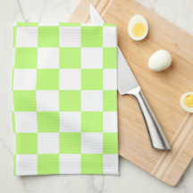Classic visual lime checkerboard 