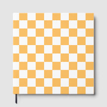 Classic visual peach checkerboard 
