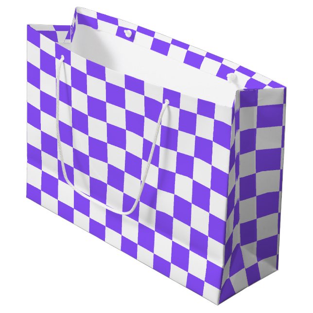 Classic visual purple checkerboard  (Framsidan Vinklad)