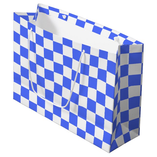 Classic visual sapphire checkerboard  (Framsidan Vinklad)