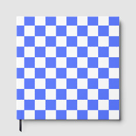 Classic visual sapphire checkerboard  gästböcker