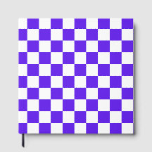 Classic visual violet checkerboard 
