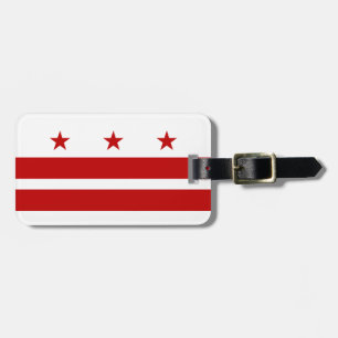 Classic Washington D.C. Flagga Bagagebricka