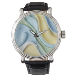 Classic watch in stylish abstract graphic armbandsur