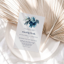 Classic Watercolor Blommigt Nuestra Boda Bröllop