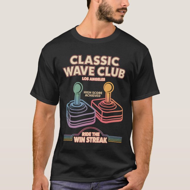 Classic Wave Club T Shirt (Framsida)
