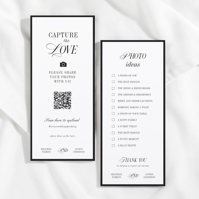 Classic Wedding Photo Scavenger Hunt Game Cards (Skapare uppladdad)