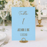 Classic Wedding Table Number Cards Bordsnummer<br><div class="desc">Add a touch of elegance to your wedding reception with these beautifully designed wedding table number cards. Perfect for guiding your guests while enhancing your décor,  these minimalist table numbers blend seamlessly with any wedding theme—modern,  rustic,  boho,  or classic.</div>