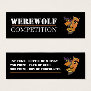 Classic Werevarg, Halloween Competition Biljett