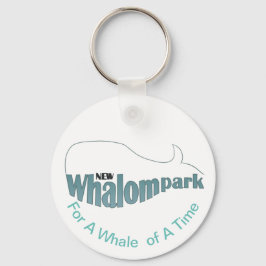 Classic Whalom Park Logotyp med Slogan Nyckelring