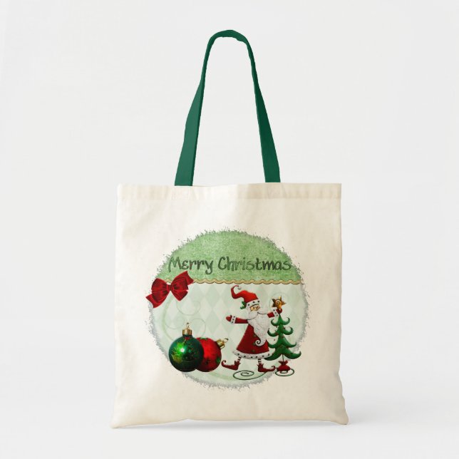 Classic Whimsey jul GIFT Tygkasse (Framsidan)