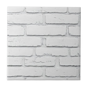 Classic White Brick Mönster Kakelplatta
