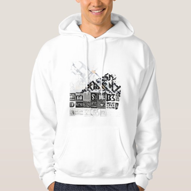 "Classic White Hoodie: Din nödvändiga Wardrobe Hoodie (Framsida)
