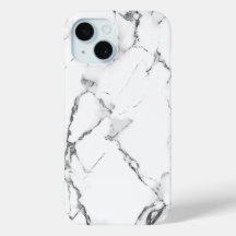 Classic White Marble Struktur Phone Case