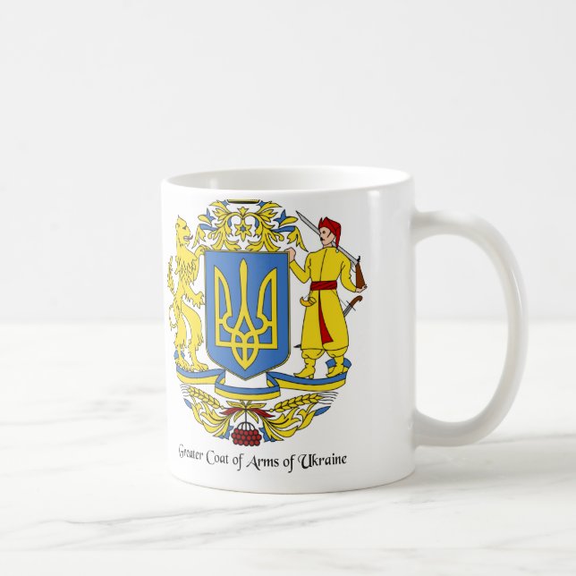 Classic White Mugg Ukrainska (Höger)
