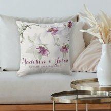 Classic White Orchids Anpassade Bröllop Gift