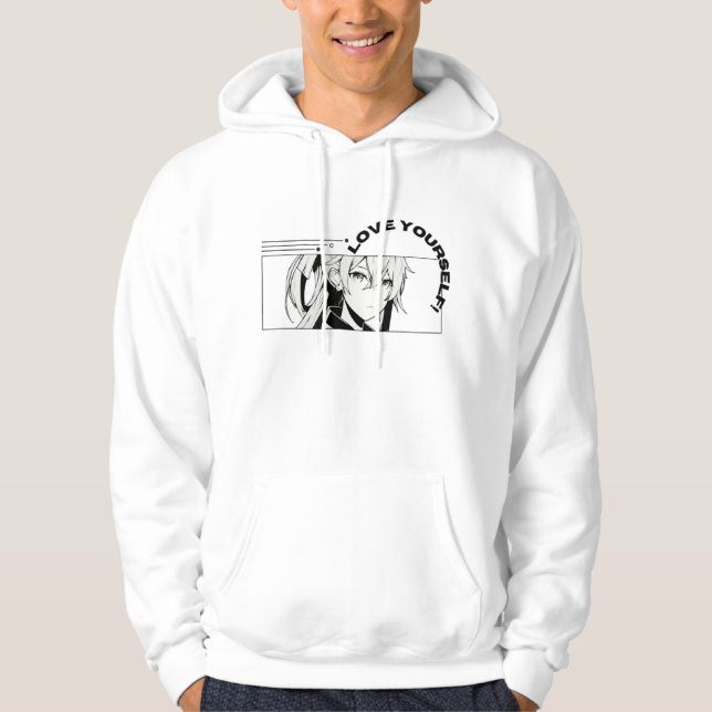 Classic White Unisex Hoodie - Timless Comfort (Framsida)