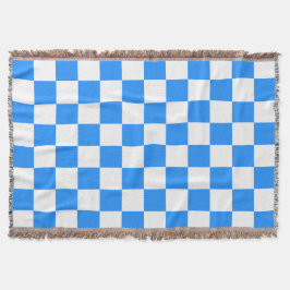 Classic White with Bright Blue Square Style Filt