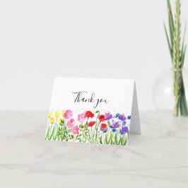 Classic Wildblomma Blommigt Bröllop Tack