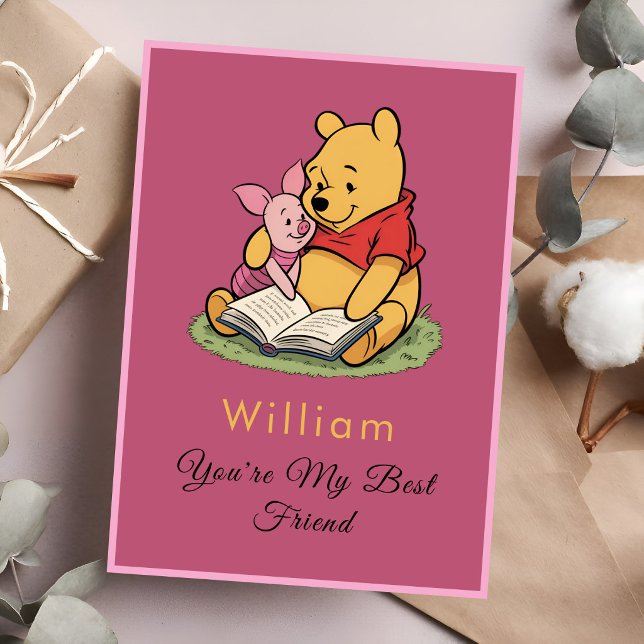 Classic Winnie the Pooh Best Friend Card Kort (Skapare uppladdad)