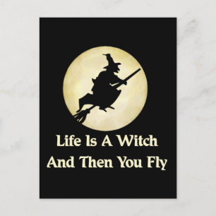 Classic Witch Souting Vykort